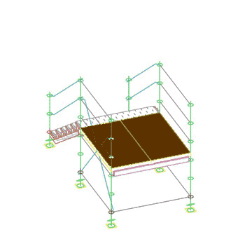 Palco modulare metri 2x2